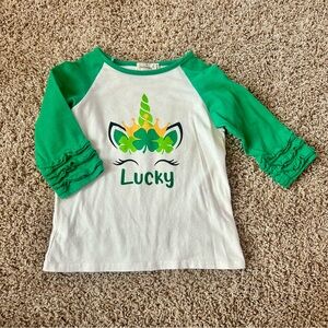 Toddler Girl St Patrick’s Day Shirt